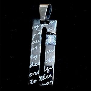 Men/Women’s Unique One-of-a-kind French Love Art Deco Pendant NEW